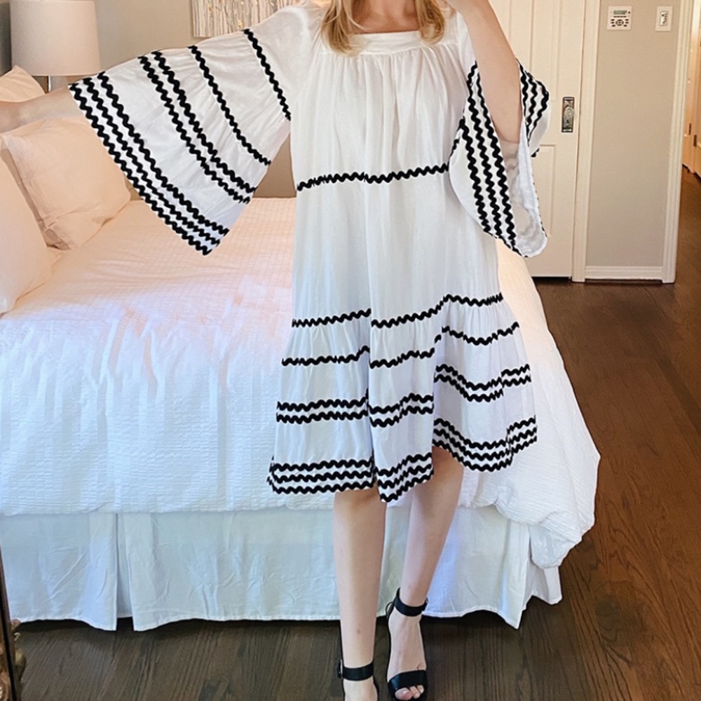 Lisa Marie Fernandez X Target Ric Rac Linen Dress